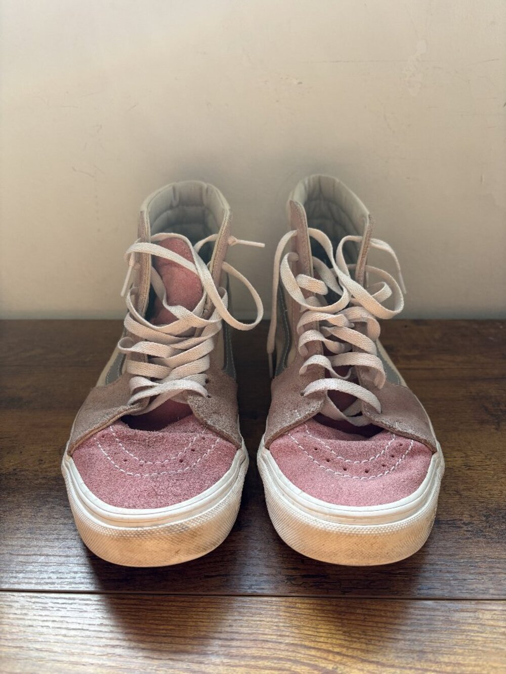 Vans Sk8-Hi Color Block Pink/Tan Mens 9